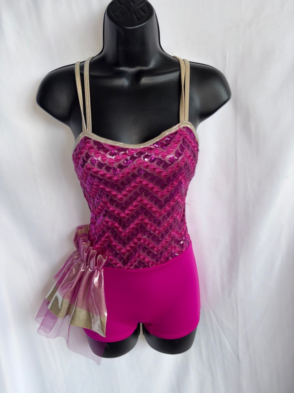 Dance  Costume Size  Curtain Call Jazz Sequin Tap Spandex, sz CLA
